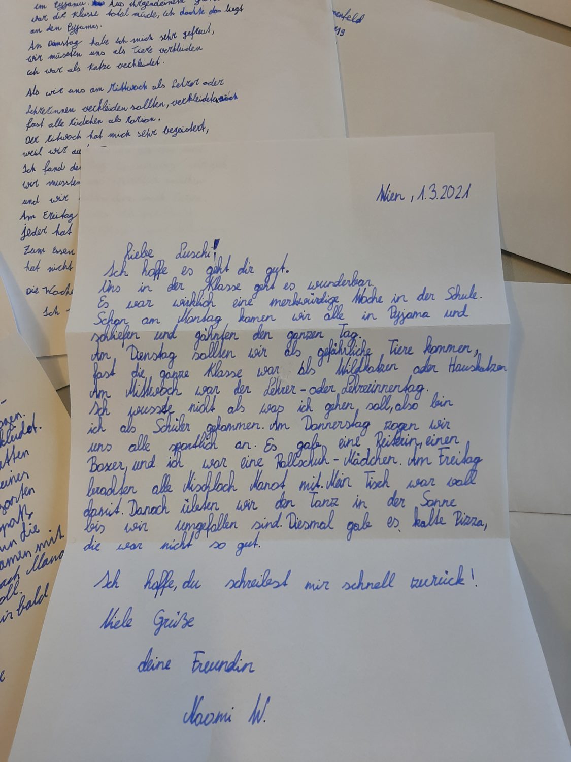 Brief an freund schreiben